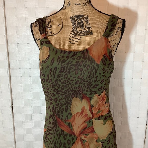 Sangria tropical print dress size 12 - Picture 4 of 7